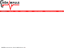 Tablet Screenshot of hoerimpuls.de